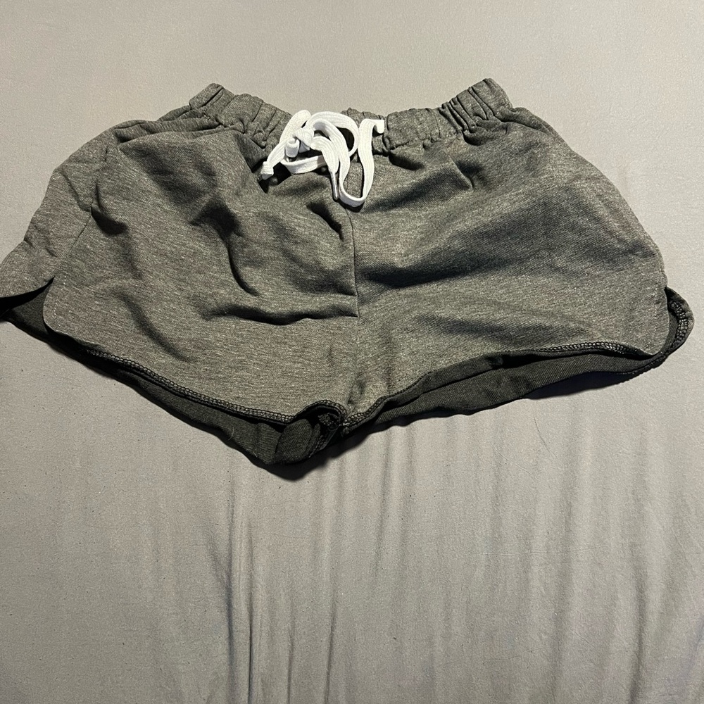 Women's Gray Casual Shorts